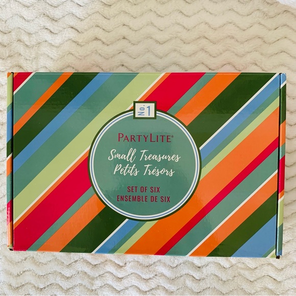 P86043 PartyLite Small Treasures Set of 6 Jar Candles - Picture 2 of 5